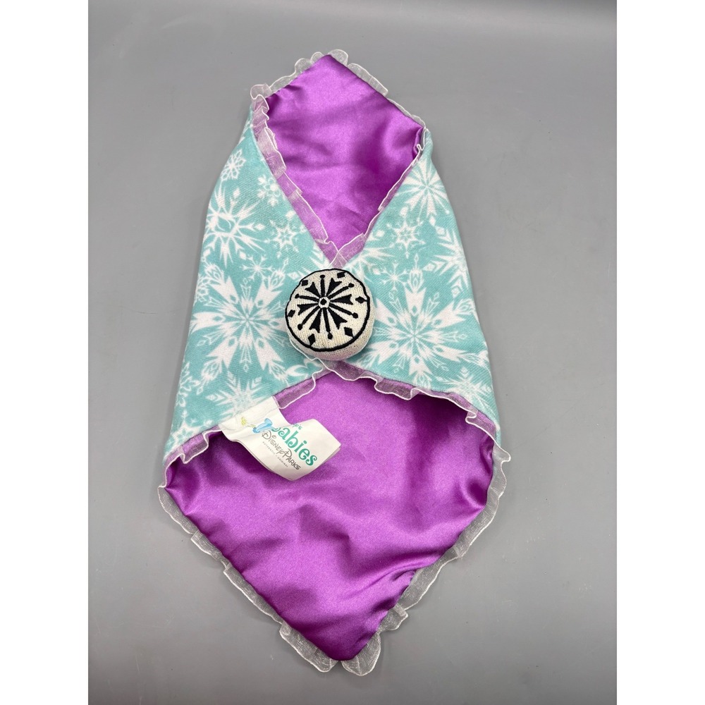 Disney‎ Princess Elsa Snowflake Baby Blanket Disney Parks Authentic